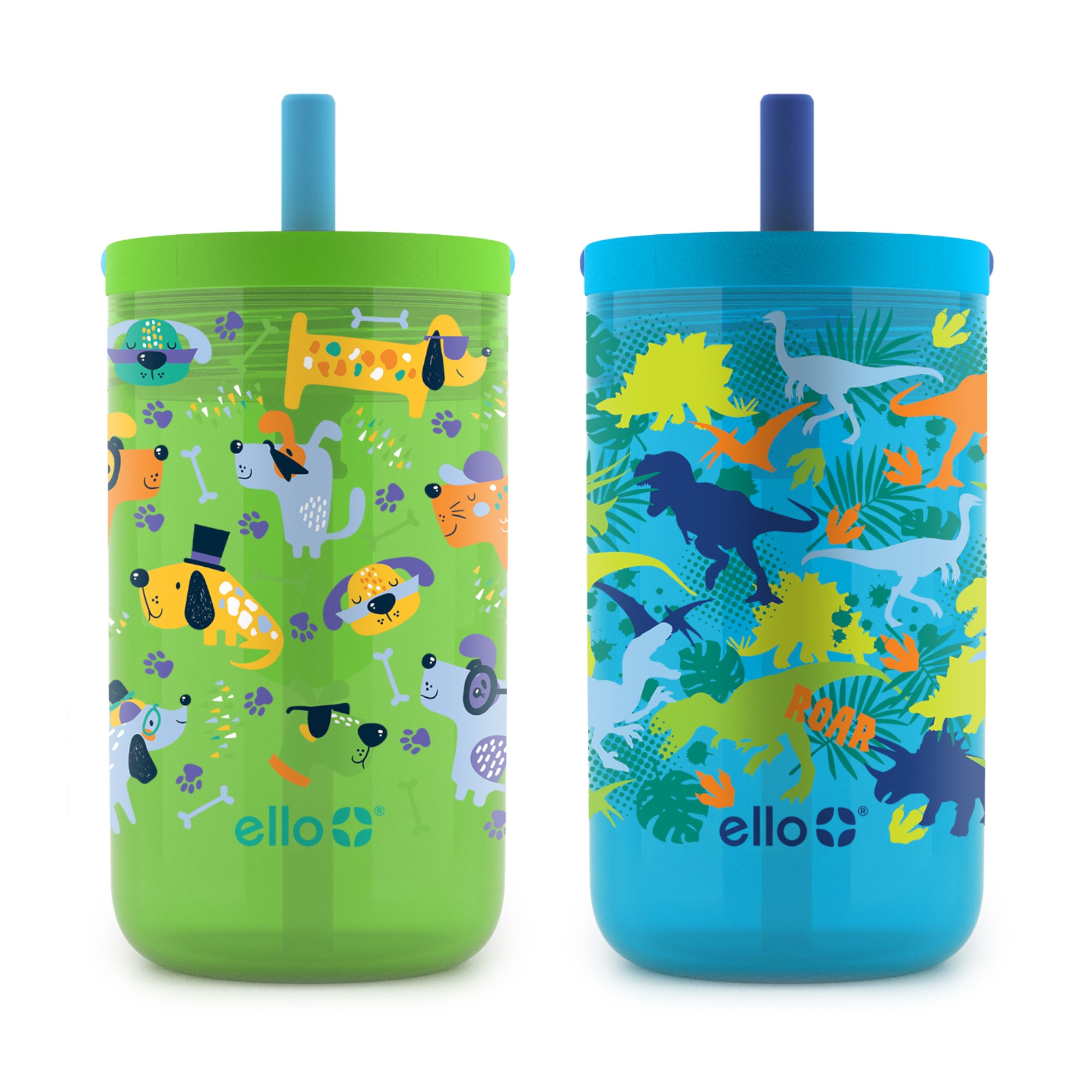 278-0354-203_Ello_T_Bop_12oz_StraightStraw_2pk_DogsDino_Hero.jpg